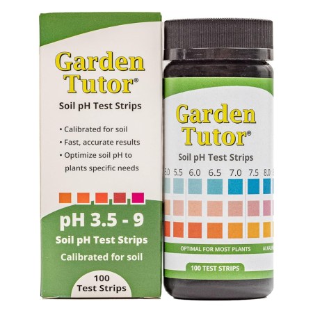  Garden Tutor Soil pH Test Strips Kit on a white background
