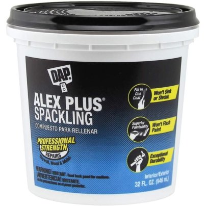 The Best Spackle Option: DAP INC 18746 Alex Plus Spackling