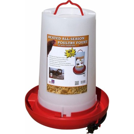  The Best Chicken Waterer Option: Farm Innovators Model HPF-100 Heated Poultry Fountain