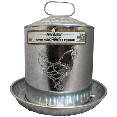 The Best Chicken Waterer Option: Harris Farms Double Wall Poultry Drinker