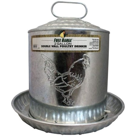  The Best Chicken Waterer Option: Harris Farms Double Wall Poultry Drinker