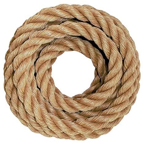 Non-Stretch, Solid and Durable thin jute rope 
