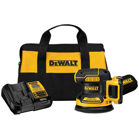  The Best Sander For Furniture Option: DeWalt DCW210D1 Cordless Random Orbital Sander Kit