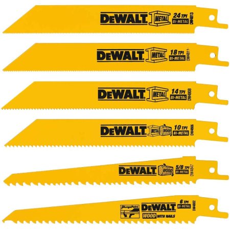  The Best Sawzall Blades Option: DEWALT Reciprocating Saw Blades, Metal/Wood Cutting