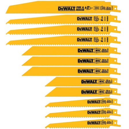  The Best Sawzall Blades Option: DEWALT Reciprocating Saw Blades, Bi-Metal Set