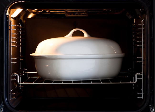 glass, metal, or ceramic bakeware