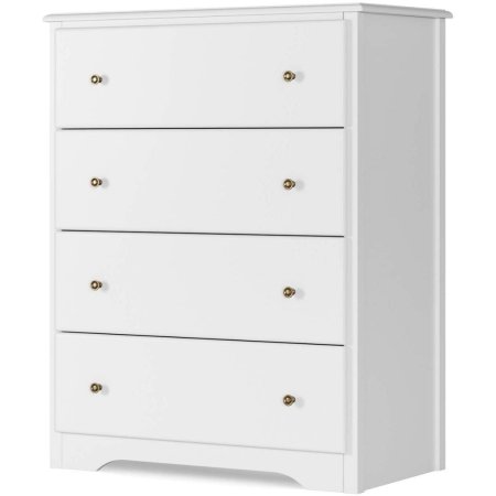  The Best Prime Day Furniture Deals Option: HOMECHO Dresser with 4 Drawers, White