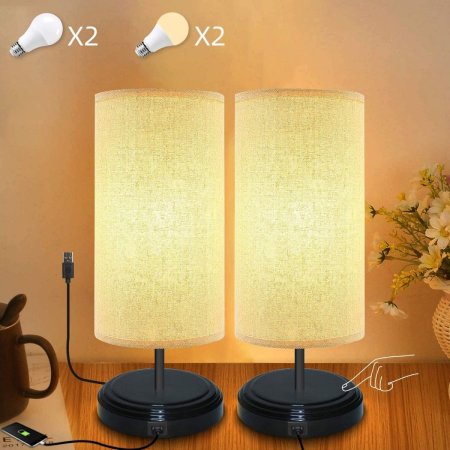  The Best Prime Day Furniture Deals Option: Yuusei Touch Dimmable Table Lamp Set of 2