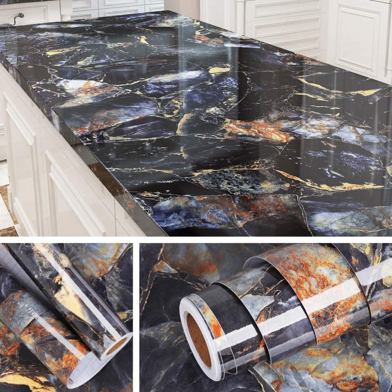 Contact Paper Countertops: 5 Things to Know Before Attempting This DIY ...