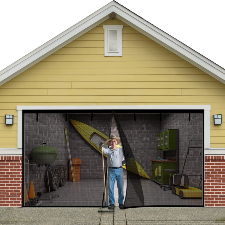  The Best Garage Door Screens Option: Lasla Fiberglass Magnetic Garage Door Screen