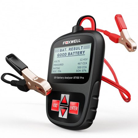  The Best Battery Tester Option: Foxwell 12V BT100 Pro Car Battery Analyzer