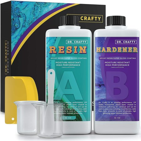  The Best Epoxy For Countertops Option: Dr. Crafty Crystal Clear Epoxy Resin Kit