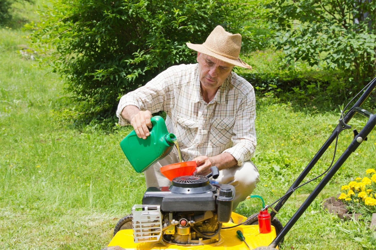 Can you use pennzoil in a lawn mower sale