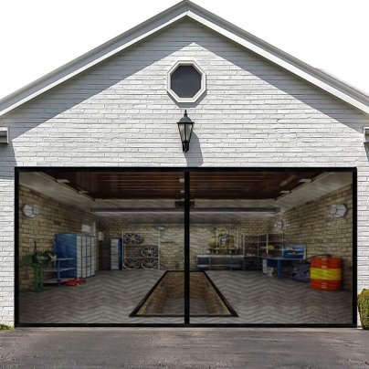 The Best Garage Door Screen Option: Liamst Magnetic Garage Door Mesh Screen