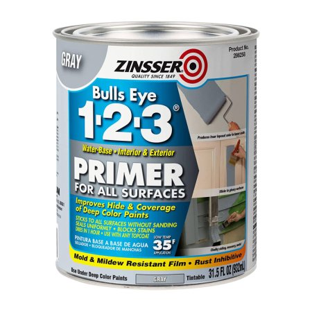  The Best Primer for Kitchen Cabinet Option: Rust-Oleum 286258 Primer, 31.5 oz, Gray