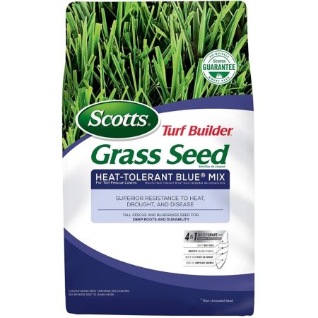  The Best Kentucky Bluegrass Seed Option: Scotts Turf Builder Grass Seed Heat-Tolerant Blue Mix