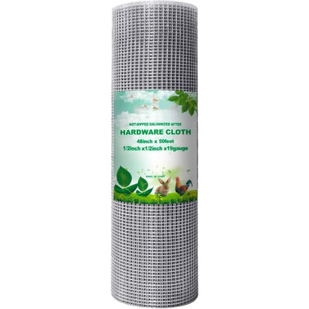  Roll of Amagabeli 48 by 50 Hardware Cloth ½-Inch Chicken Wire