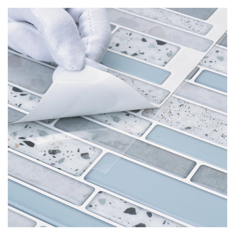 Peeling peel and stick tile