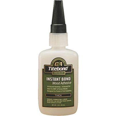 Best Glue for MDF Options: Titebond Instant Bond Wood Adhesive