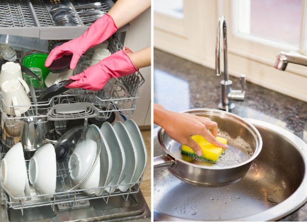 dishwasher vs hand washing