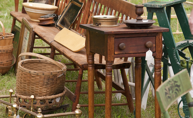 Yard sale furniture