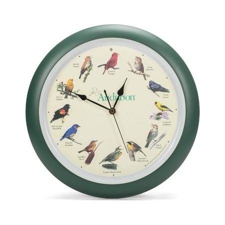  The Best Gifts for Bird Lovers Option: Mark Feldstein & Associates Singing Bird Wall Clock