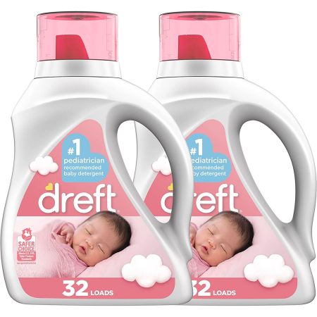  The Best Hypoallergenic Laundry Detergent Option: Dreft Stage 1: Newborn Liquid Detergent