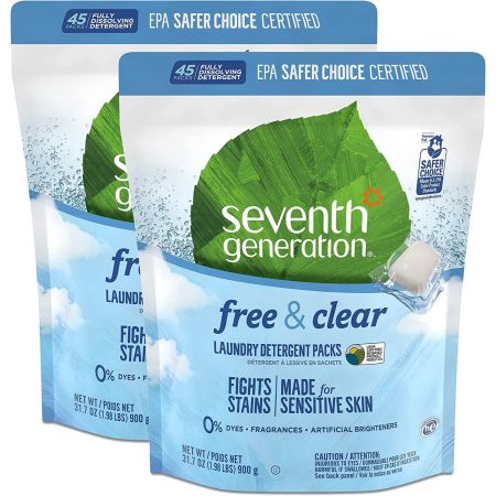  The Best Hypoallergenic Laundry Detergent Option: Seventh Generation Laundry Detergent Packs