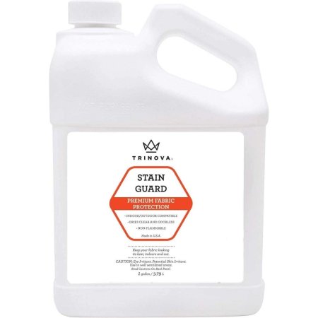  A bulk-size bottle of TriNova Non-Aerosol Stain Guard on a white background.