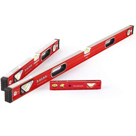  Best Tools Option: Goldblatt 3-piece Torpedo Spirit Level Set