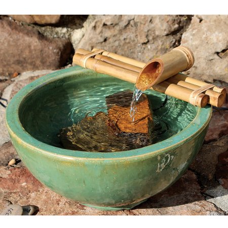  Outdoor Water Fountains Option: Bamboo Accents Water Fountain for Yard