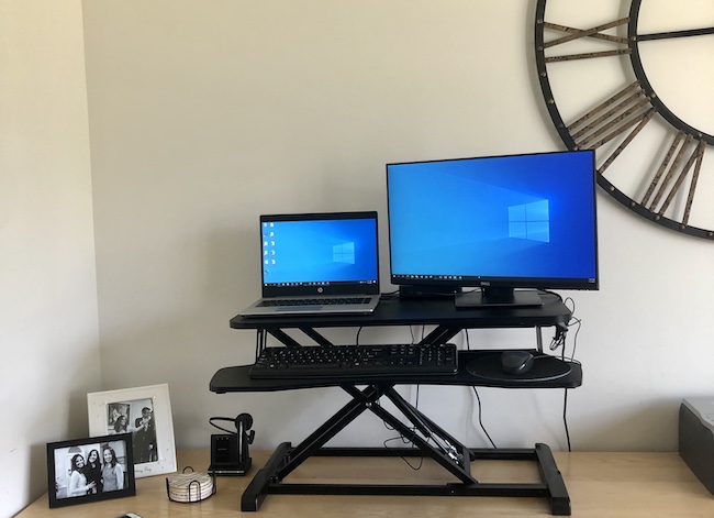 standing desk converter review