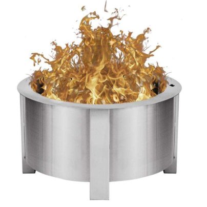 The Breeo X Series 24 Smokeless Fire Pit on a white background.