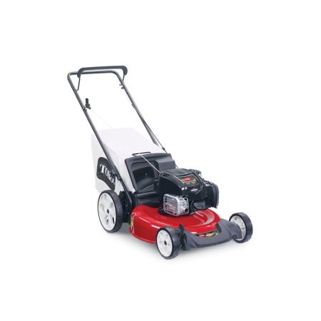  The Toro 21" Recycler Self-Propelled Gas Lawn Mower on a white background.