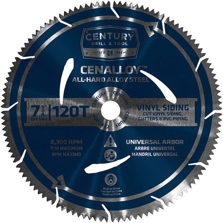  Best Circular Saw Blade Option: Century Drill & Tool Cenalloy Circular Saw Blade