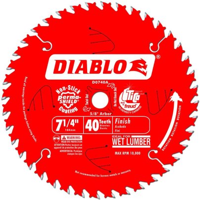 BBest Circular Saw Blade Option: Freud D0740A Diablo 7-1