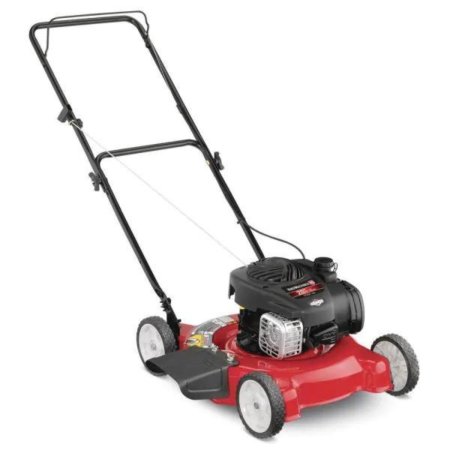  The Yard Machines 02B 20" Gas Push Mower on a white background.