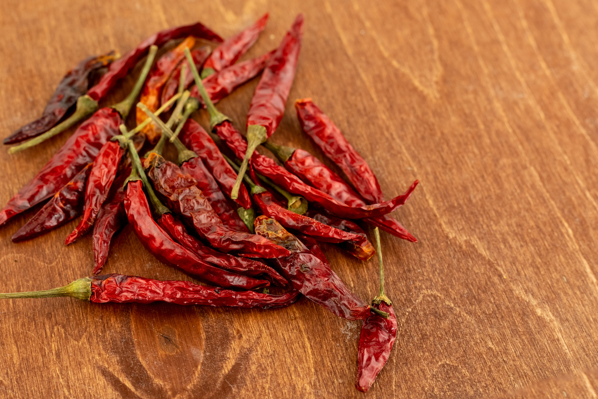 how to dry peppers