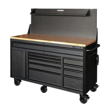  The Labor Day Sales Option: Husky Heavy-Duty 61 in. 10-Drawer Mobile Workbench