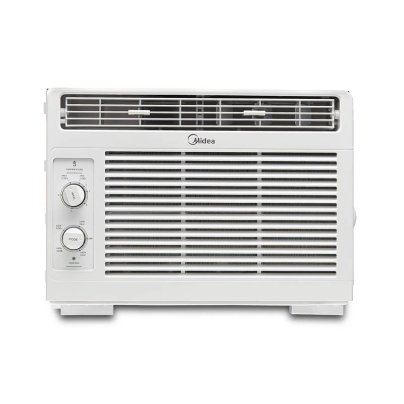 Midea 5,000 BTU Window Air Conditioner on a white background