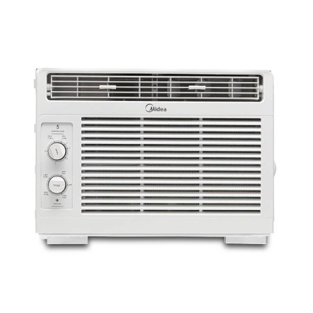  Midea 5,000 BTU Window Air Conditioner on a white background