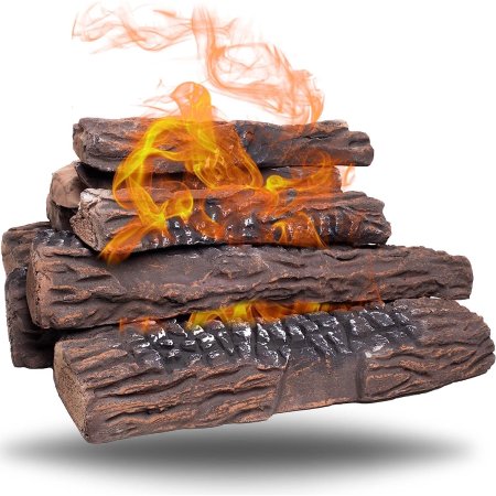  The Best Gas Fireplace Inserts Option: Natural Glo Large Fireplace Logs