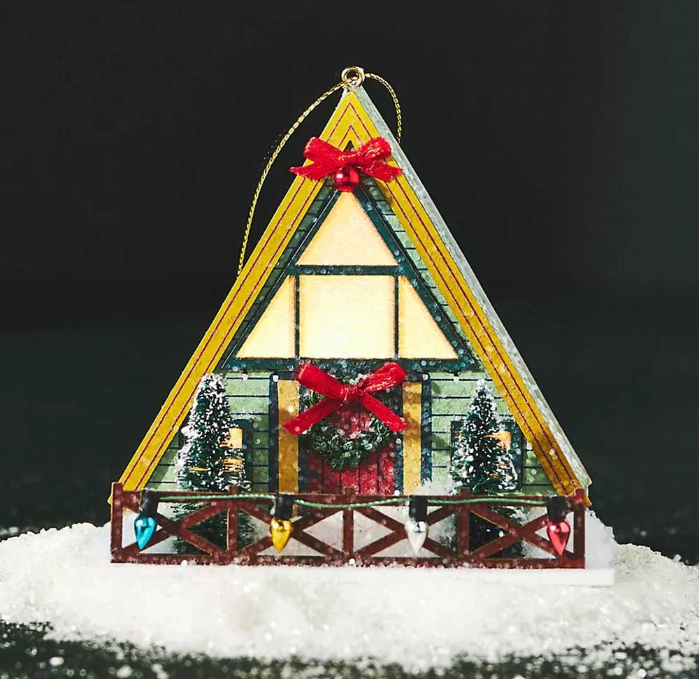 Christmas Ornaments Tudor Townhouse Paper Ornament