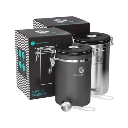  The Best Gifts for Coffee Lovers Option: Coffee Gator Stainless Steel Coffee Canister