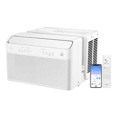 Midea 8,000 BTU U-Shaped Air Conditioner on a white background