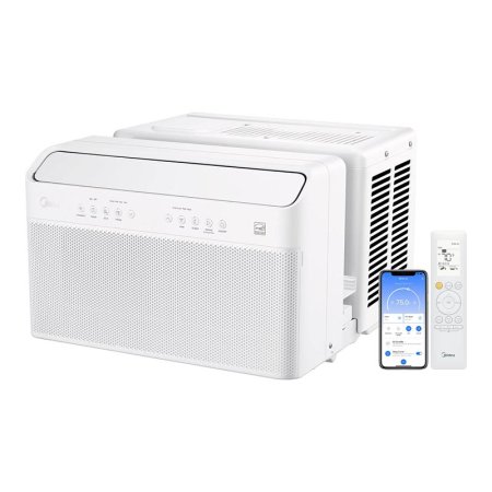  Midea 8,000 BTU U-Shaped Air Conditioner on a white background