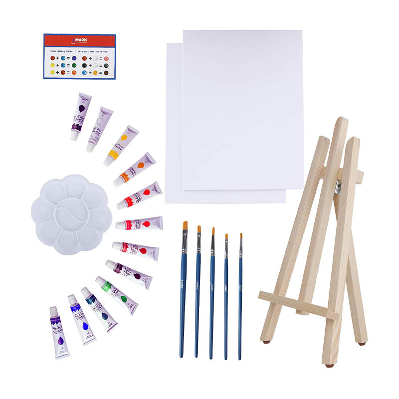 The Best Craft Kits Option: J MARK 22-Piece Acrylic Painting Kit