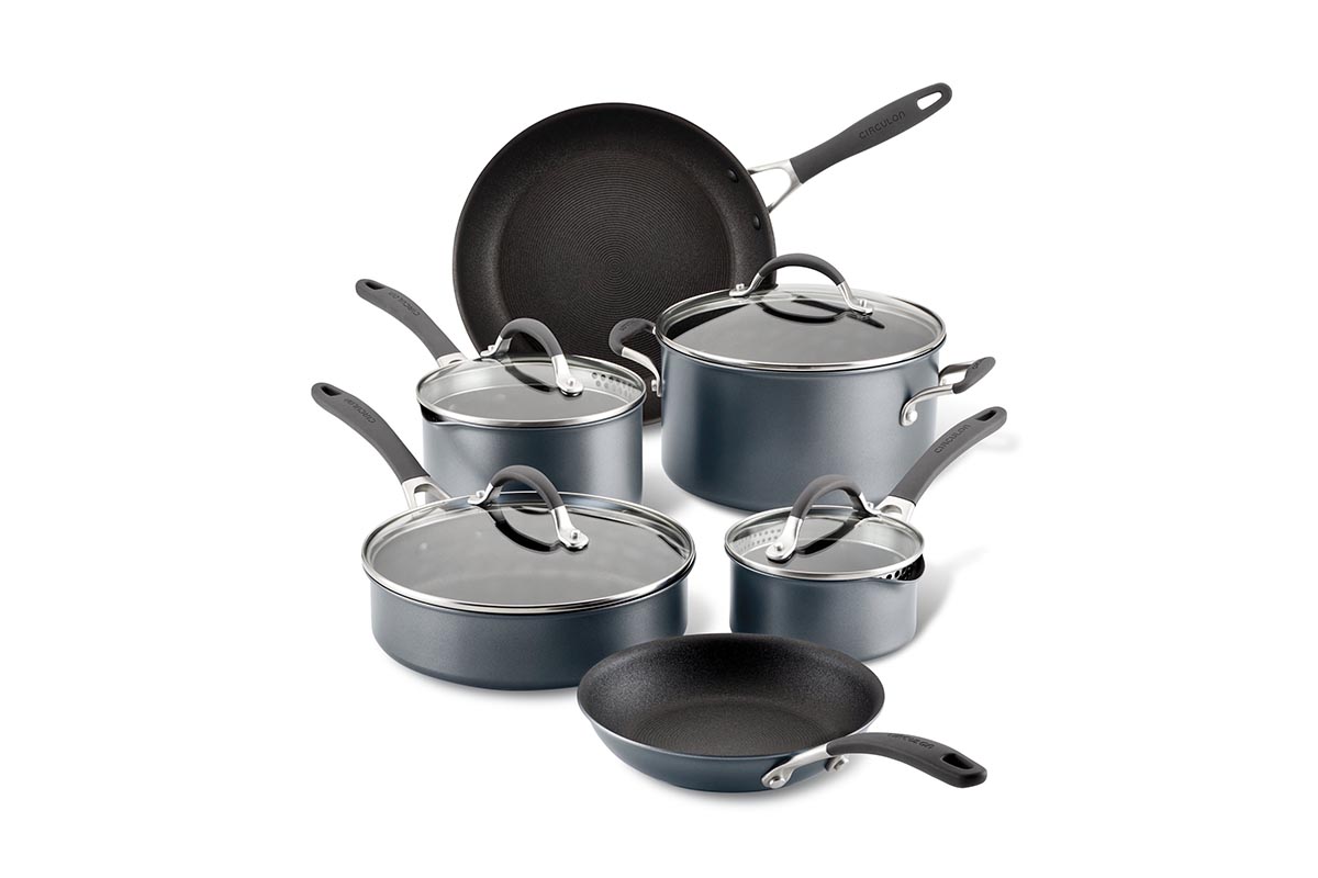 The Best Gifts for New Homeowners Option Circulon 10-Piece Nonstick Cookware Set