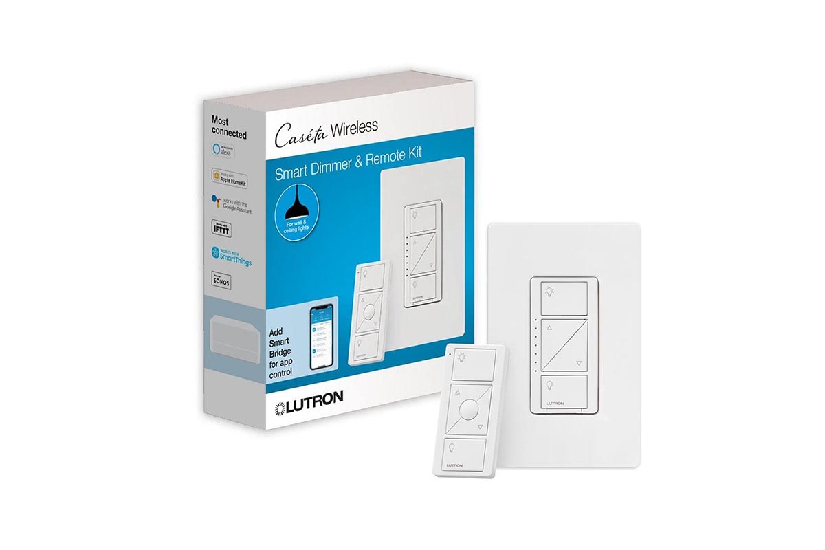 The Best Gifts for New Homeowners Option Lutron Caseta Smart Dimmer Switch and Remote Kit