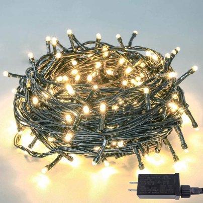 The Best Outdoor Christmas Lights Option Yiqu 82-Foot 200 LED Christmas String Lights